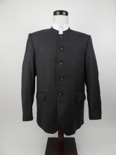 Load image into Gallery viewer, 5 Button Suit - 100%  Wool - Grey Check with Blue Overcheck - 101056-4CV
