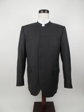 Load image into Gallery viewer, No Closure Suit - 100% Wool - Grey Check with Blue Overcheck - 101056-4NBNHCV
