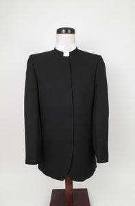 Hook & Eye Suit - 100% Polyester - Black Herringbone - 1319BLA-9WHNPCV