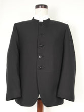 Load image into Gallery viewer, Frock Style - 5 Button Suit, 100% Polyester - Plain Black - 166-15CW
