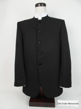 Load image into Gallery viewer, Frock Style - 5 Button Suit, 100% Polyester - Black Tone on Tone - 168-15CW
