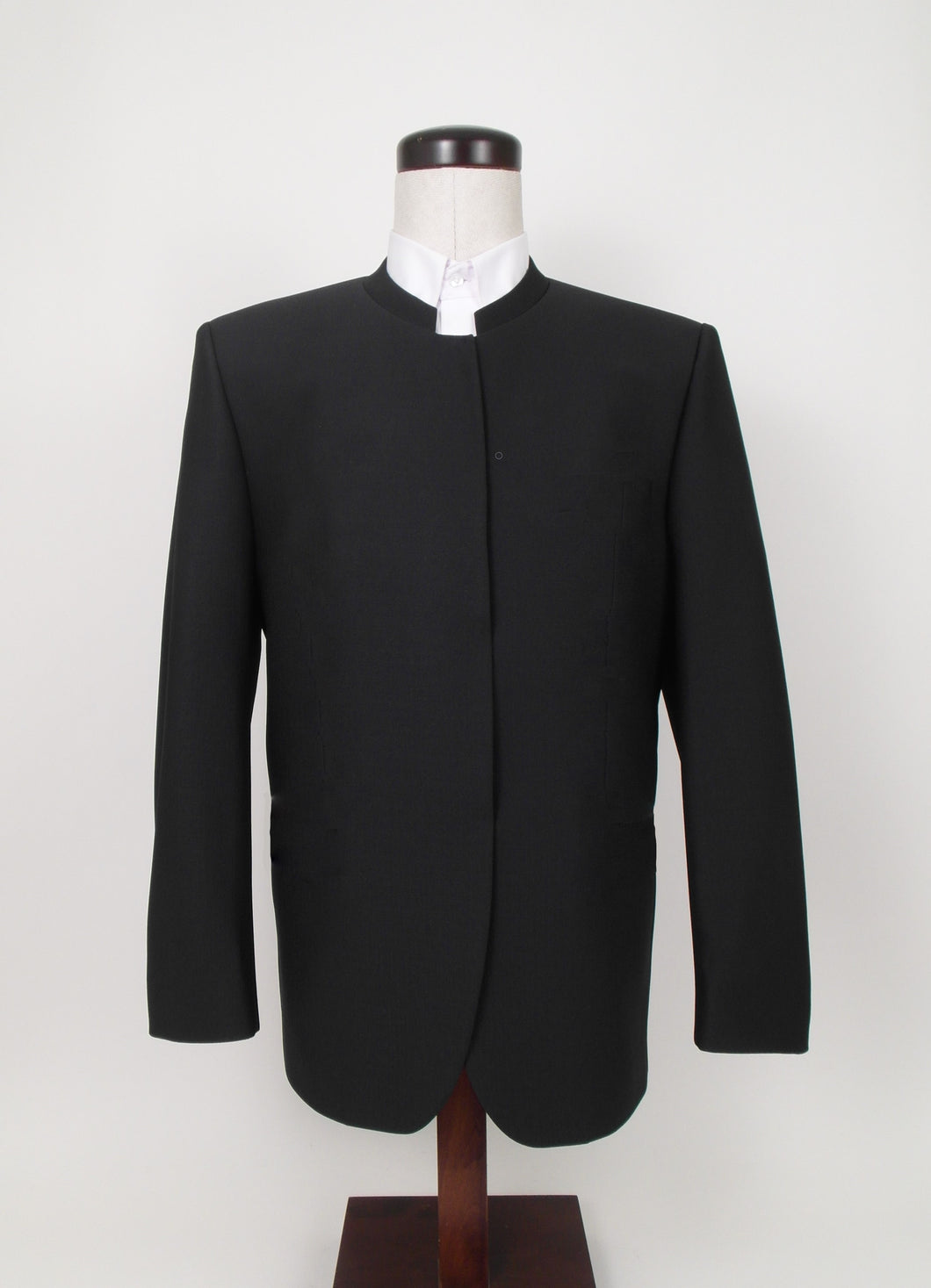 Hook & Eye Suit - 100%  Polyester - Black Swedish Knit - 176-9WHNPCV