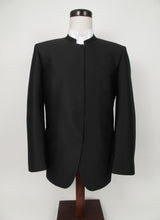 Load image into Gallery viewer, Hook &amp; Eye  Suit - 100% Polyester - Black Tone on Tone Stripe - 177-9WHNPCV
