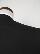 Load image into Gallery viewer, No Closure Suit  - 100% Polyester - Plain Black Sharkskin - 181BL-4NBNHCV
