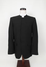 Load image into Gallery viewer, No Closure Suit - 100% Wool - Plain Black - Medium Weight - 4679-4NBNHWPCV
