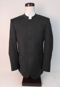 No Closure Suit -100% Wool - Plain Mid Grey - Medium Weight - 5699-4NBNHWPCV