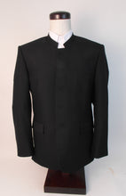 Load image into Gallery viewer, No Closure Suit - 55% Poly /45% Wool Blend , Plain Black - Medium Weight -  PWF933-4NBNHWPCV
